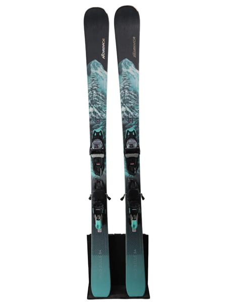 Used 2025 Nordica Wild Belle DC 84 Skis (156cm) w/ Marker TP2 Light 11 FDT Bindings