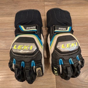 Leki Ski Gloves Men's Medium Racing Gloves