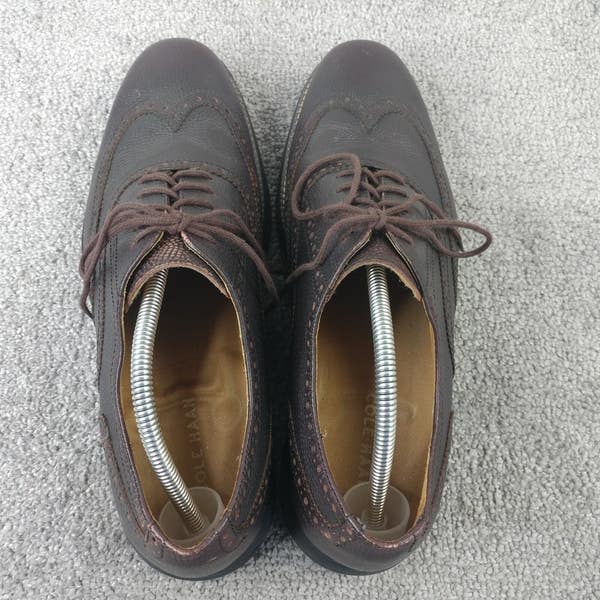 Cole Haan LunarGrand Mens Size 11.5 Shoes Brown Leather  display picture 1