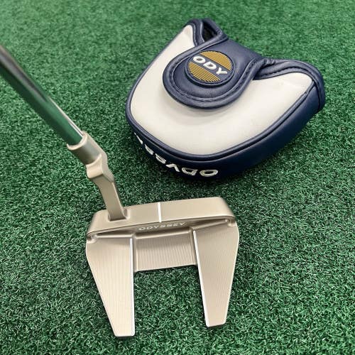 Odyssey Ai-One Milled Silver 7T 35" Mallet Putter MRH Stroke Lab w/HC MINT!