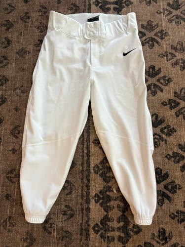 White Men's Medium/Large Adult Nike and Champro Game Pants (New)