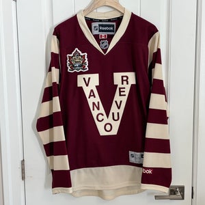 Authentic Reebok Vancouver Canucks Heritage Classic Canada Millionaires Jersey
