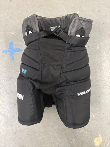 Vaughn Velocity V9 Junior Medium/Large Goalie Pants - Black - Used