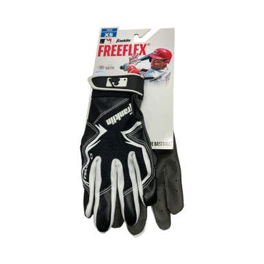 Used Franklin BB/SB Batting Gloves Black XS 11859-S000026289