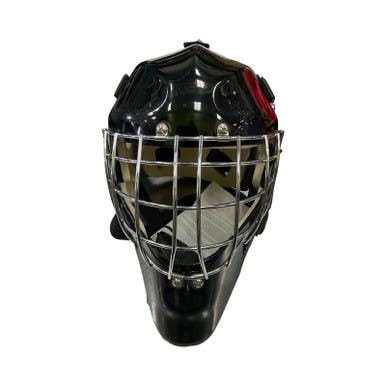 Used CCM GF6 PRO Senior Goalie Helmet/Mask Black SM 11859-S000026281
