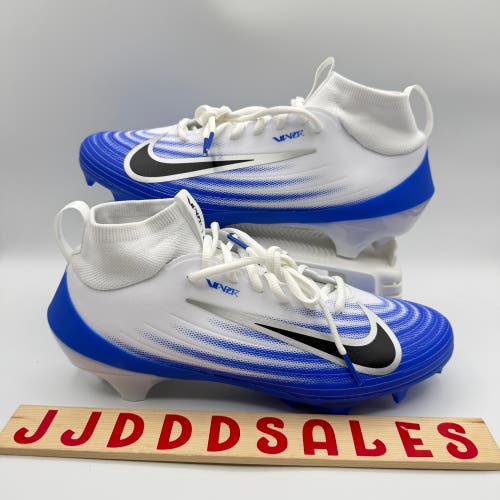 Nike Air Zoom Vapor Pro 1 Football Cleat White Racer Blue FB3298-101 Men Sz 7.5

New Without Box