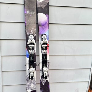 2013 Powder 180 cm Salomon Rocker2 122 Skis With Bindings (Used)