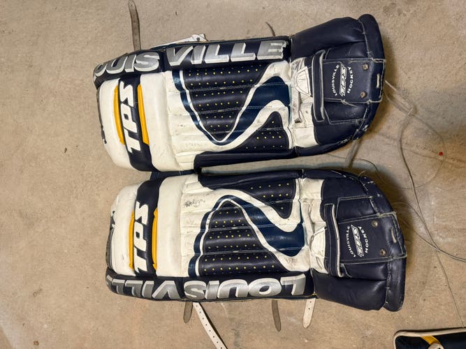 34" TPS Louisville xhale Goalie Leg Pads (Used)
