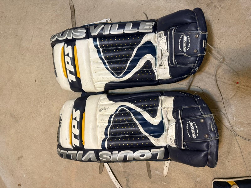 34" TPS Louisville Goalie Leg Pads (Used)