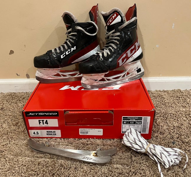 CCM JetSpeed FT4 Hockey Skates Regular Width Size 4.5 (Used)