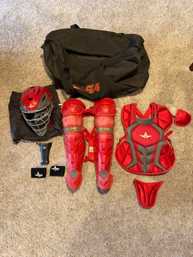 All Star System 7 Axis Catcher's Gear Set