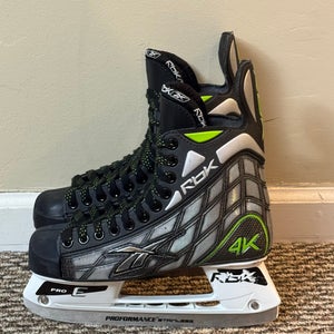 Reebok 4K Ice Hockey Skates Mens Boys sz 6 US Shoe sz 7.5
