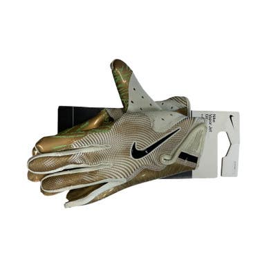 Used Nike VAPOR JET FB Gloves Gold SM 11859-S000023467