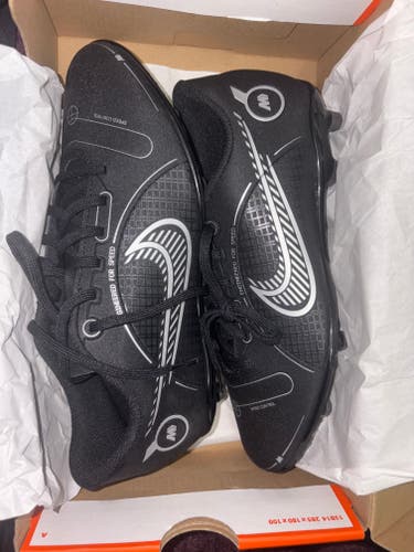 Black Unisex Size M 6.5 (W 7.5) Nike Vapor 14 Elite FG Turf Cleats Cleats (New)