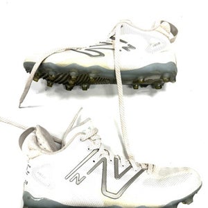Used New Balance LAX Cleats Mens White Senior 10 11860-S000299223