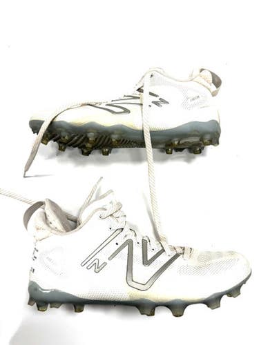Used New Balance LAX Cleats Mens White Senior 10 11860-S000299223