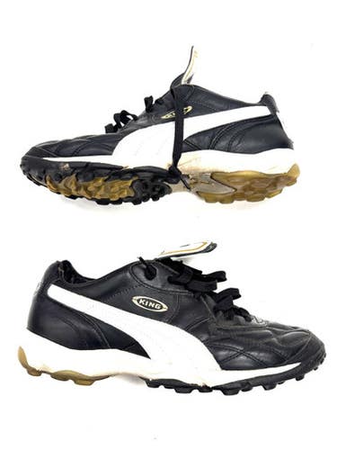 Used Puma KING Soccer Turf Shoes Black Senior 8 11860-C000299206