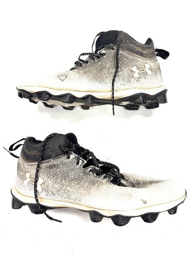 Used Under Armour Adult FB Cleats White Senior 12 11860-C000299200