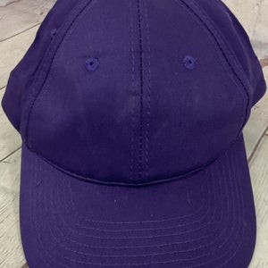OC Sport One Size Fits Most Adult Adjustable Hat Curved Brim Six Panels Purple