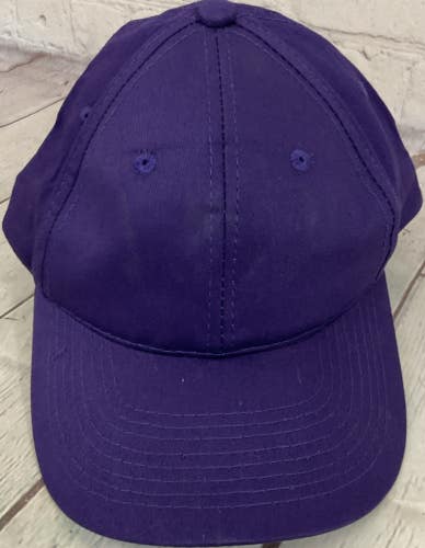 OC Sport One Size Fits Most Adult Adjustable Hat Curved Brim Six Panels Purple