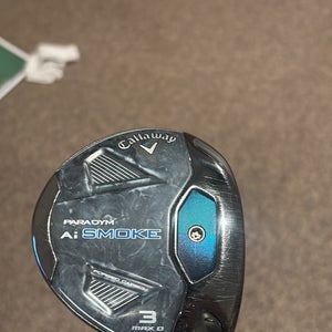 Men's 2024 Callaway Paradym Ai SMOKE Max D Right Handed Fairway Wood Regular Flex 3 Wood (Used)