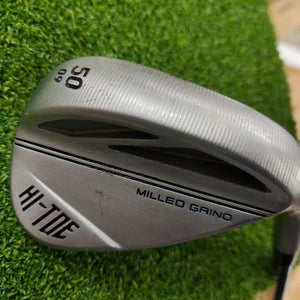 Taylormade Milled Grind Hi-Toe 3 Chrome 50 Degree Gap Wedge 50.09 KBS Hi-Rev 2.0
