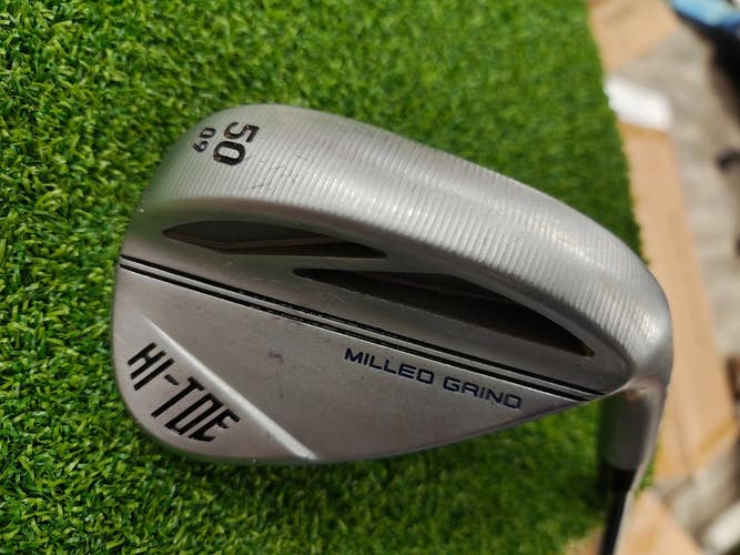Taylormade Milled Grind Hi-Toe 3 Chrome 50 Degree Gap Wedge 50.09 KBS Hi-Rev 2.0