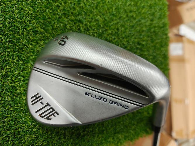 Taylormade Milled Grind Hi-Toe 3 Chrome 60 Degree Lob Wedge 60.10 KBS Hi-Rev 2.0