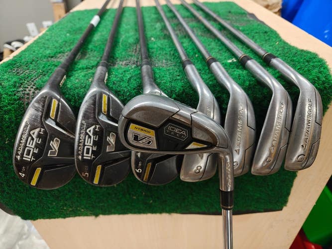 Adams Idea Tech V3 Golf Hybrid/Iron set 4H,5H,6H 7-PW,GW Regular Flex