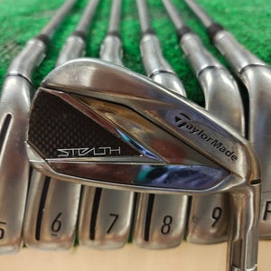 Taylormade Stealth Golf Iron set 4-PW KBS MAX MT 85 Steel Shaft Regular Flex