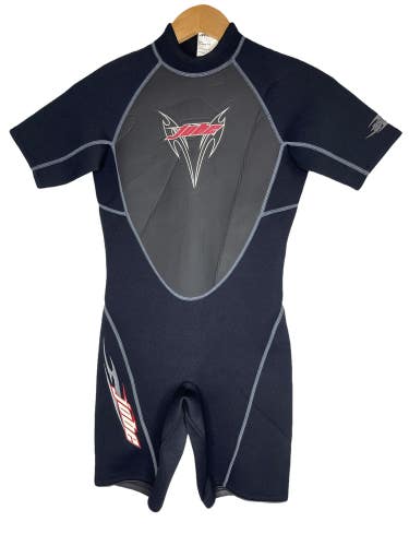 Jobe Childs Spring Shorty Wetsuit Youth Kids Size 14 Black 2/1