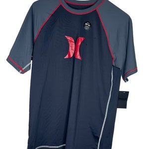 NEW Hurley Mens Rashguard Size Large Short Sleeve - $55