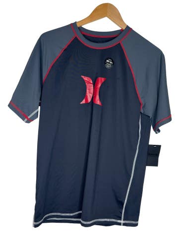 NEW Hurley Mens Rashguard Size Large Short Sleeve - $55