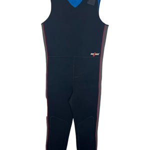 SeaQuest Mens Wetsuit Size Medium Large Titanium Sleeveless Scuba Dive Suit