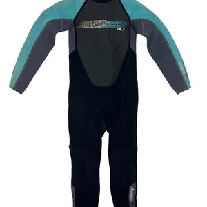 O'Neill Childs Full Wetsuit Kids Size 4 Reactor 3/2