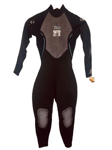 NEW Body Glove Womens Full Wetsuit Size 3-4 Pro 3 3/2