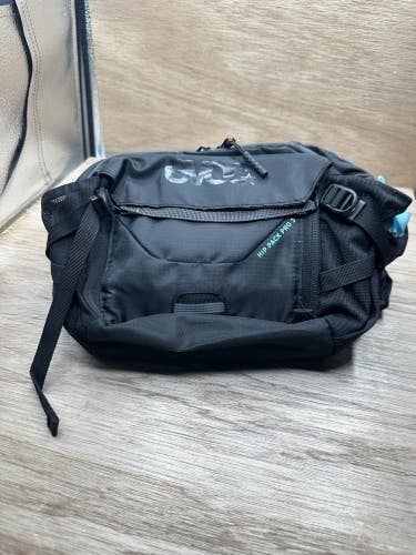 EVOC Hip Pack Pro 3 with 1.5L Hydration Bladder - Black Gray Blue