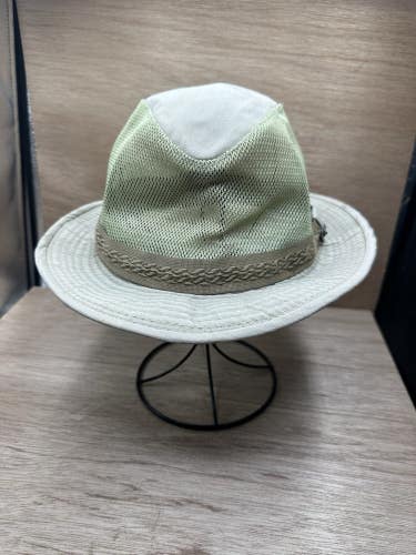 STETSON Safari Hat Size Xl Brown  Fishing Hiking Vented Mesh Hat
