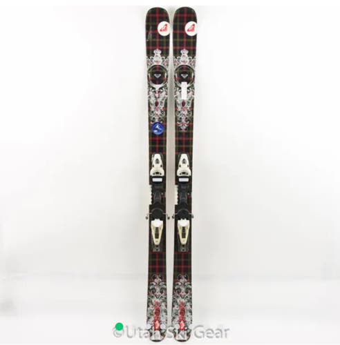 176 Roxy Helter Skelter Women's Skis 09/10 Roxy NX10 Bindings All-Mountain Tw...