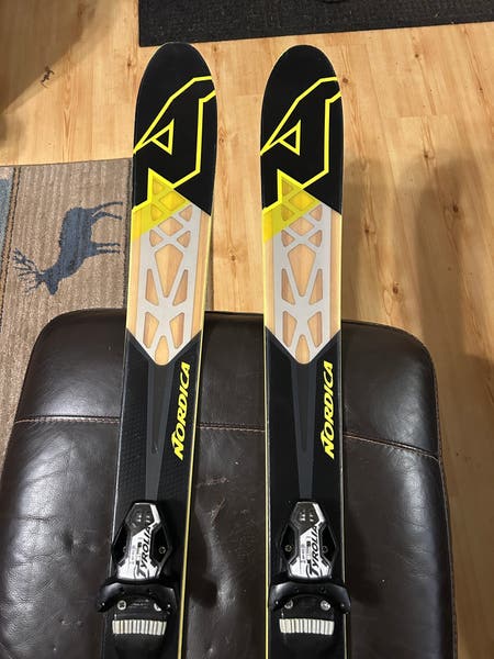 Nordica NRGY 90 161 cm All Mountain Skis With Tyrolia