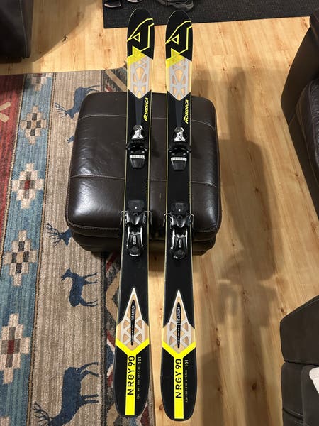 Nordica NRGY 90 161 cm All Mountain Skis With Tyrolia