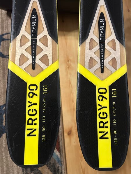 Nordica NRGY 90 161 cm All Mountain Skis With Tyrolia