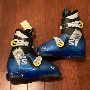 Used Kid's Salomon T2 Ski Boots | Mondo Size 21 | Sole Length 255 mm