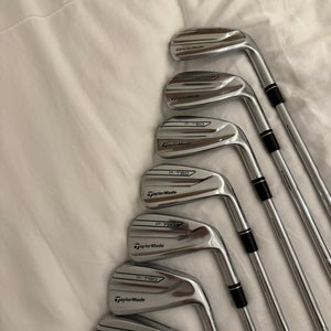 Men's 2018 TaylorMade P-790 Right Handed Iron Set Extra Stiff Flex Steel Shaft (Used)
