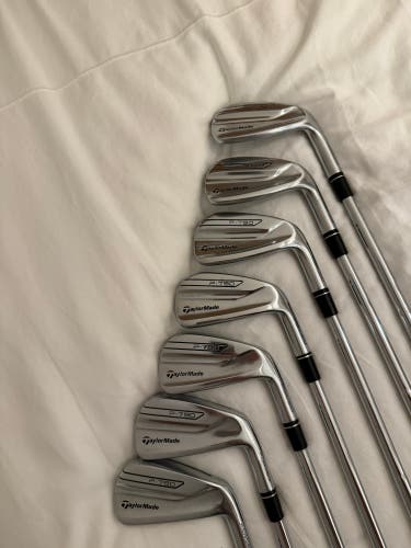 Men's 2018 TaylorMade P-790 Right Handed Iron Set Extra Stiff Flex Steel Shaft (Used)