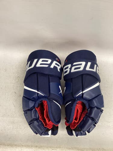 Used Bauer 3X Intermediate Gloves Navy Blue 13" 11851-S000038840