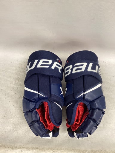 Used Bauer 3X Intermediate Gloves Navy Blue 13" 11851-S000038840