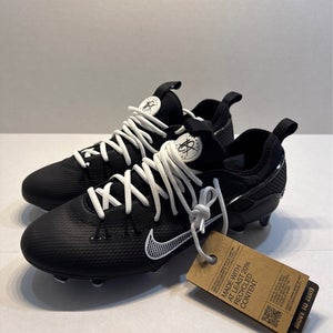 Nike LAX Lacrosse Cleats Mens Size 10 Black Huarache 9 Elite Low SE FD0089-101