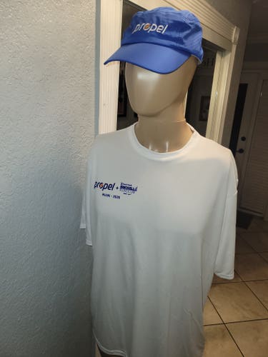 New Miami Brickell Run Club Propel Gatorade Adult Hat Baseball Cap & Large Shirt