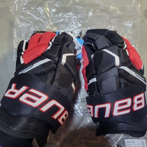 Bauer Vapor Hyperlite Gloves 13" (New)black avy and red !!